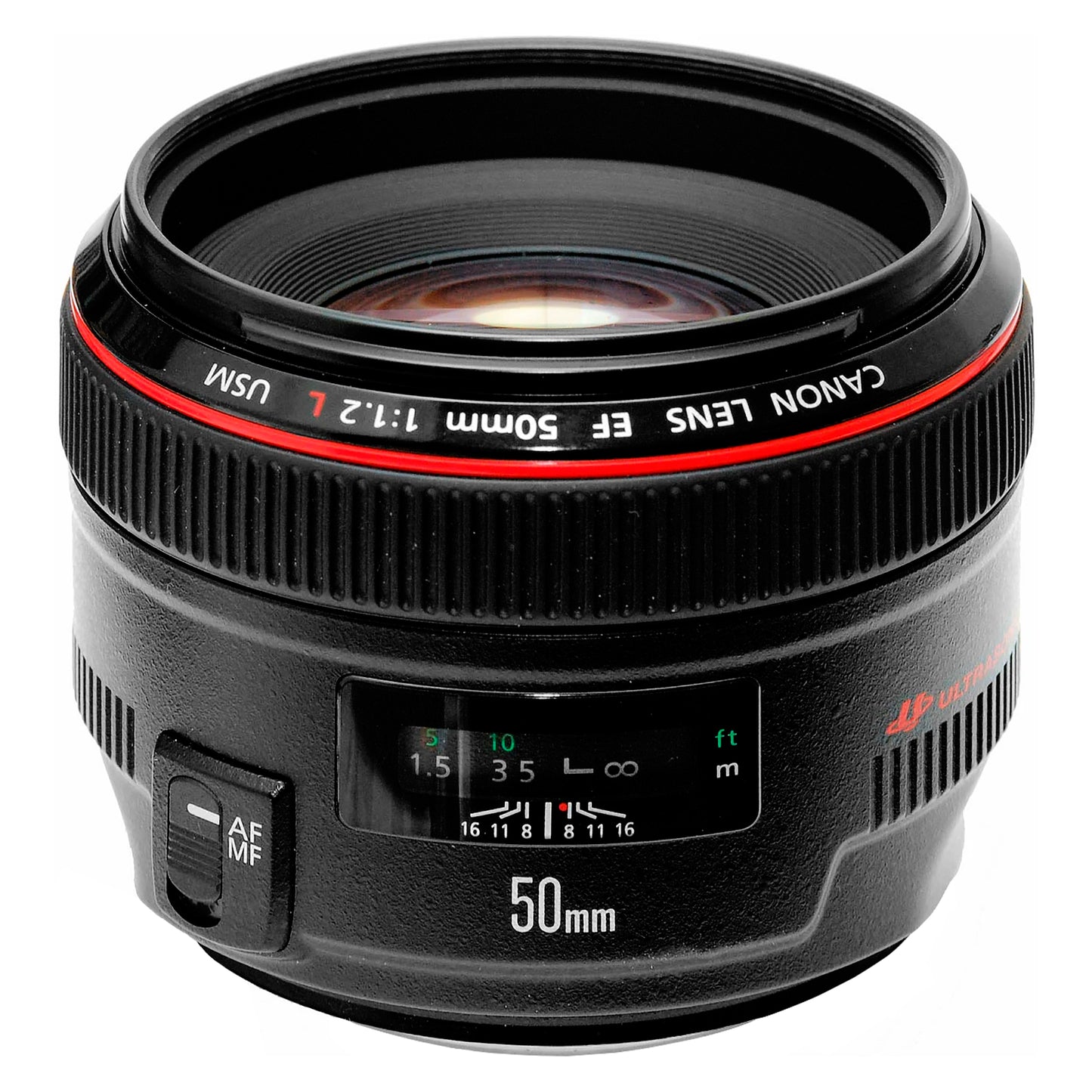 Lente Canon EF 50mm F/1.2L USM Aumento Máximo 0,15x