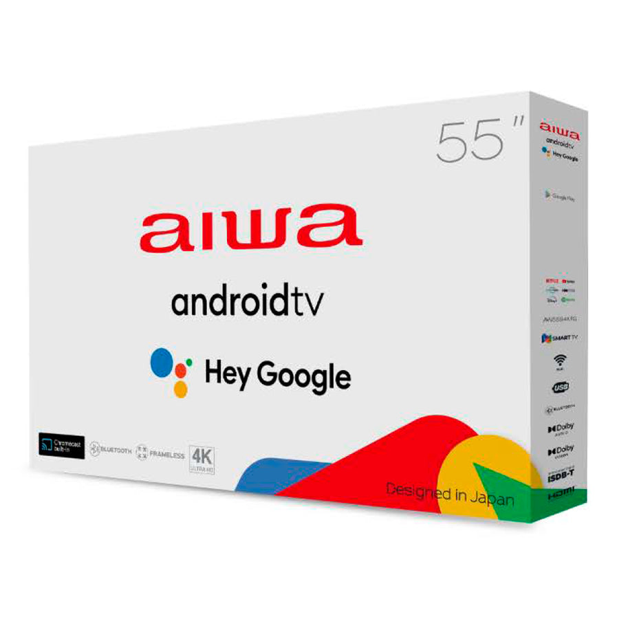 Tv Led Aiwa 55" Smart tv UHD 4K Google TV
