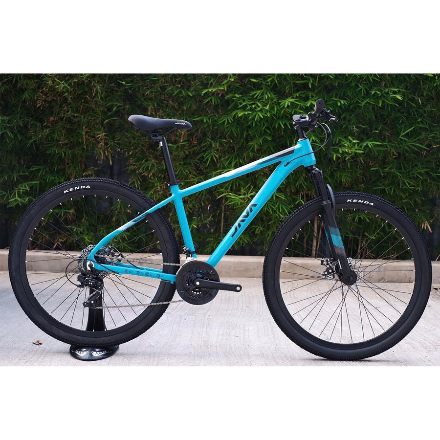 Bicicleta Java Varco MTB Shimano 21V Rodado 29 Celeste Mate