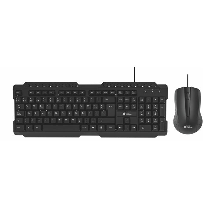 Combo Shot Gaming: Teclado + Ratón USB