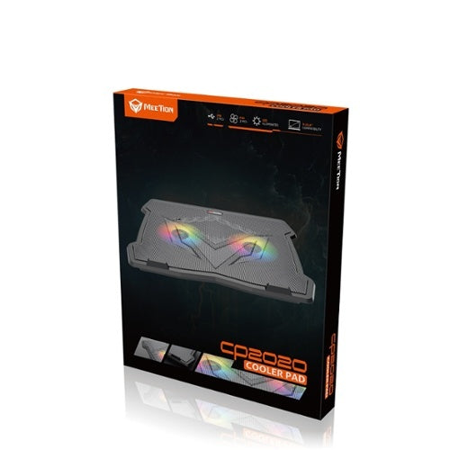 Bandeja cooler Meetion RGB CP2020 X2