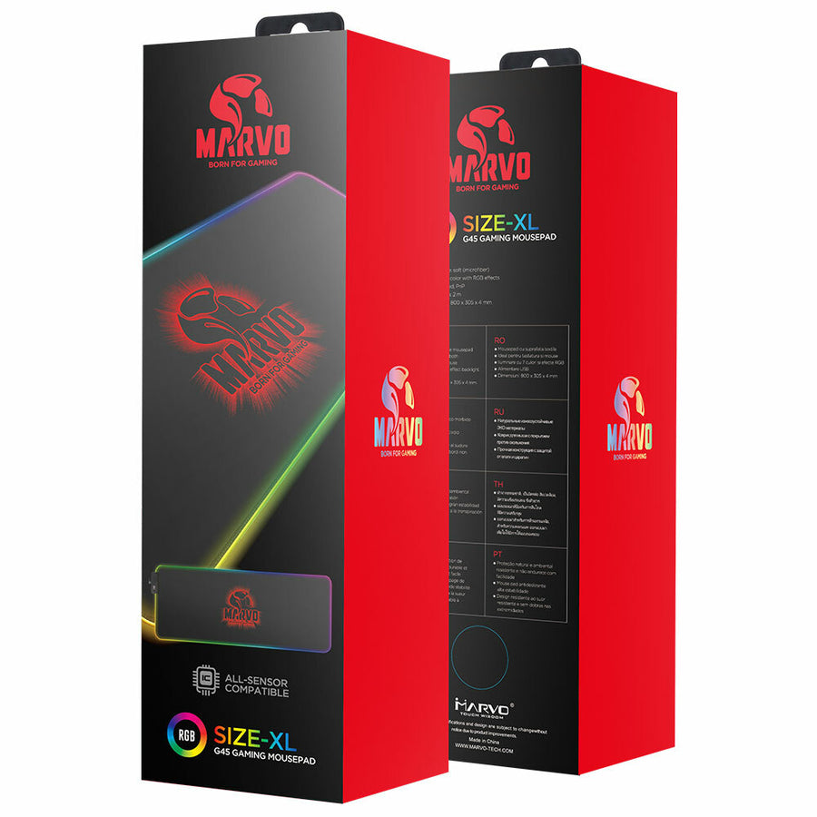 Mouse Pad Marvo G45 800X305 Lighting
