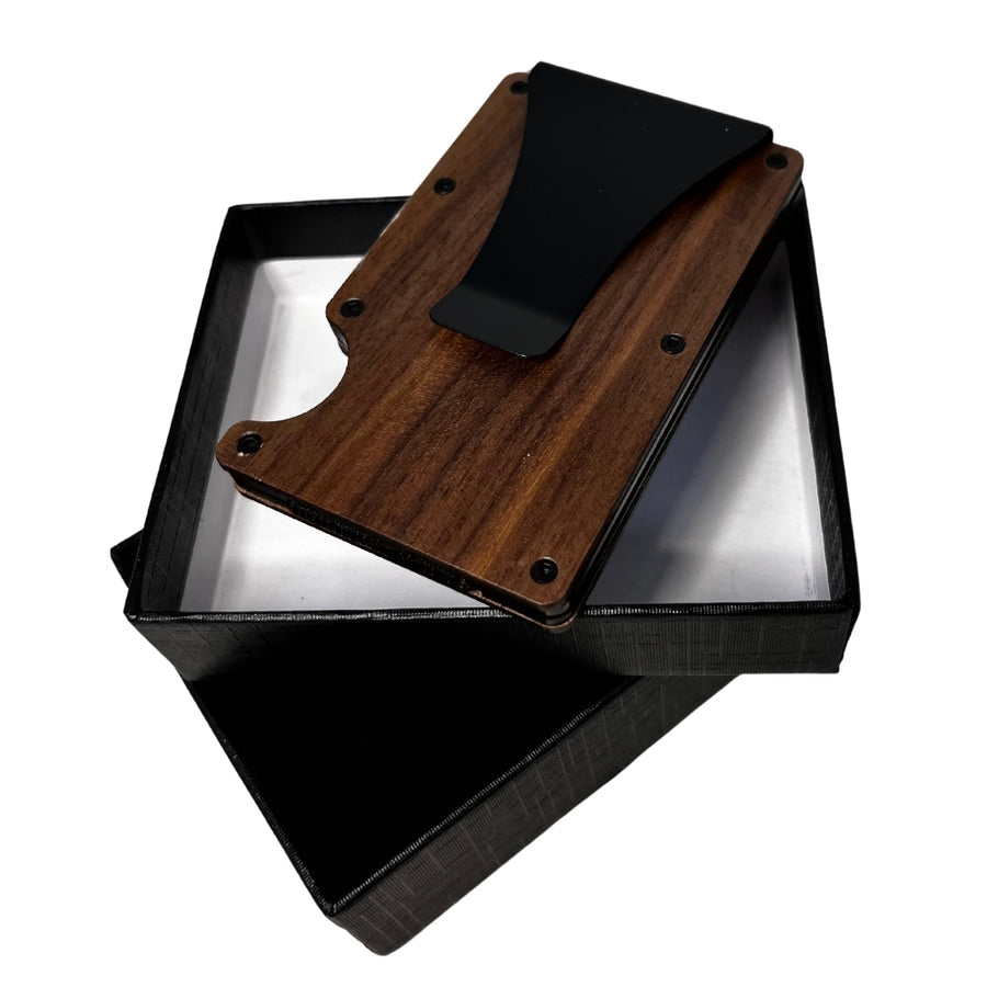 Billetera Tarjetero De Madera