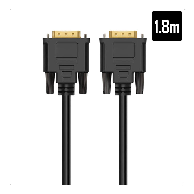 Cable DVI M/M 24+1 pin 1.8M