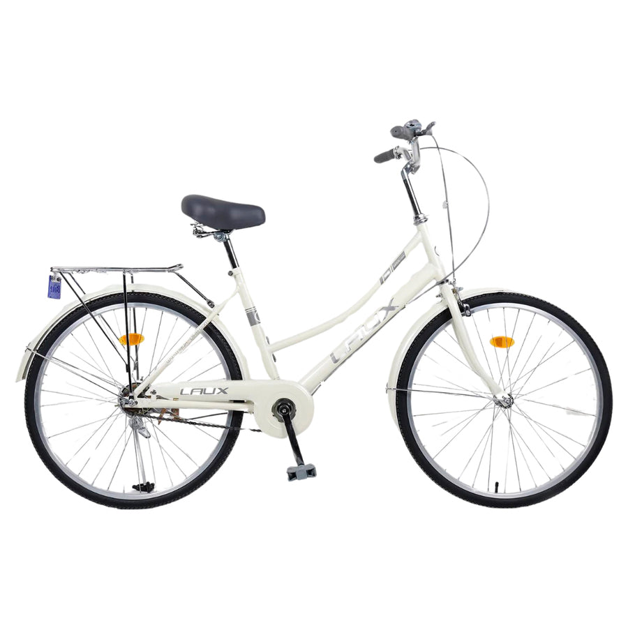 Bicicleta De Paseo Laux XL Rodado 26 Blanco