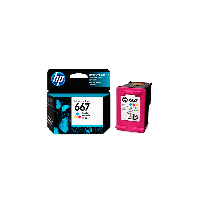 Cartucho original HP 667 color