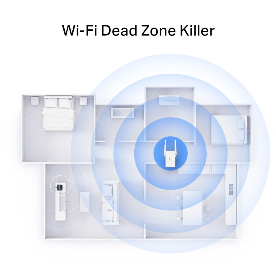 Range Extender Wifi 6 Tp-Link AX3000 2402Mbps RE705X