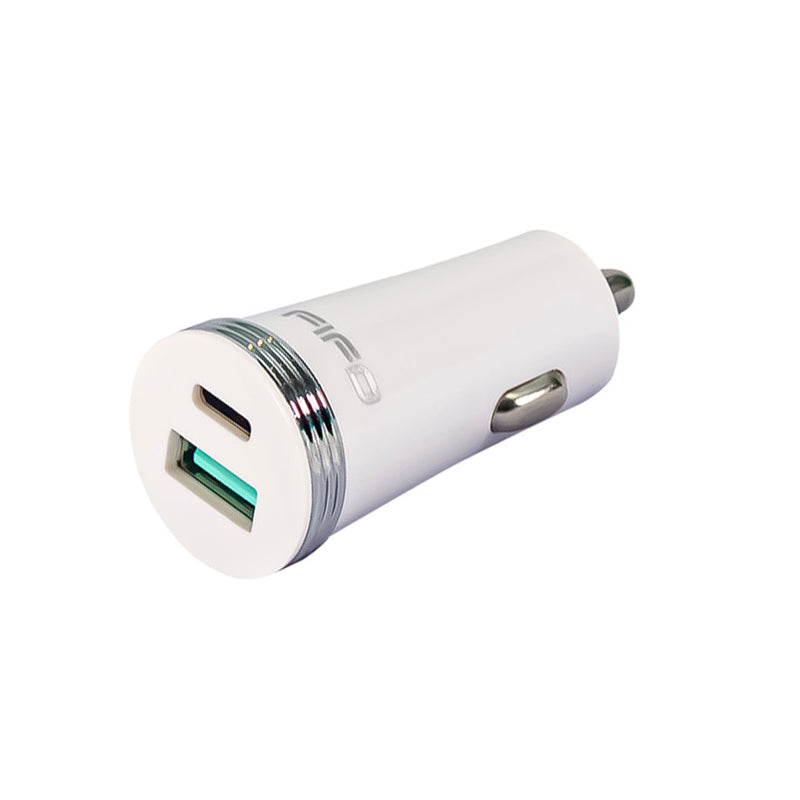CARGADR DE AUTO FIFO DUAL TIPO USB Y TIPO C