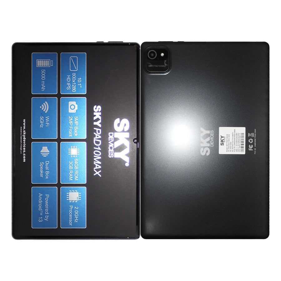 Tablet Sky Pad10 Max 10,1'' 4G LTE 3GB 64GB Negra