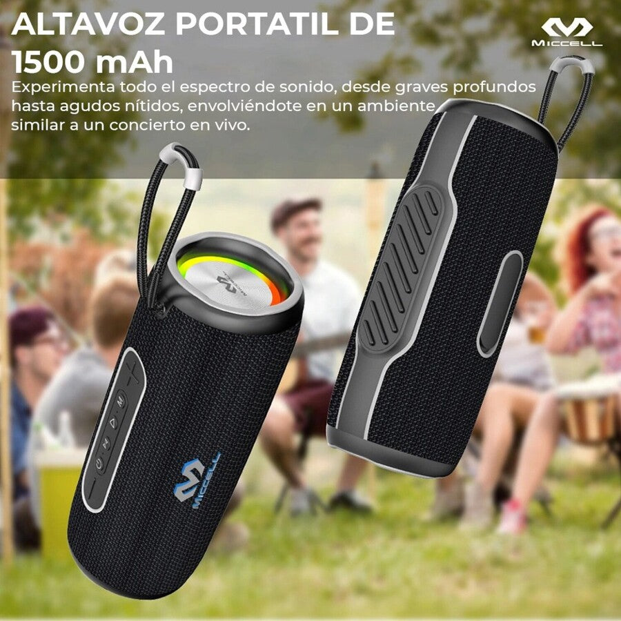 Parlante Portàtil Miccell SP40 Bluetooth RGB