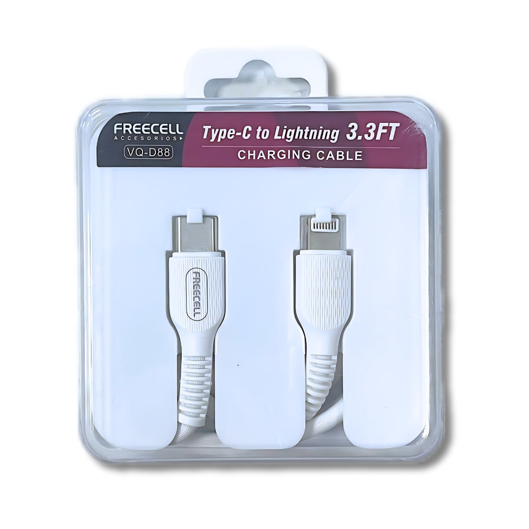 Cable tipo C a Lightning 1 metro FREECELL caja acrìlico