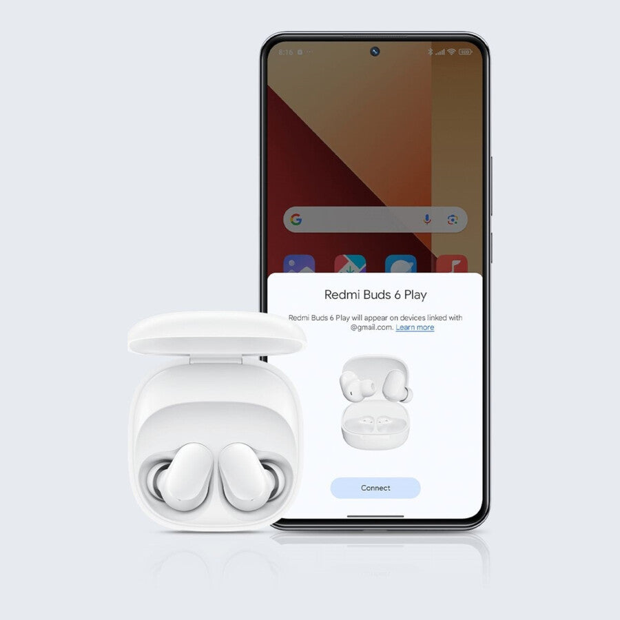 Auricular Inalámbrico Xiaomi Redmi BT Buds 6 Play 10mm Blanc