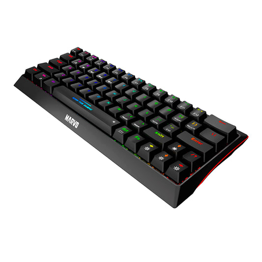 Teclado Gaming Bt Español Marvo Kg962w Mecánico Iluminación