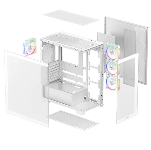 Gabinete Deepcool CG580 4F V2 blanco