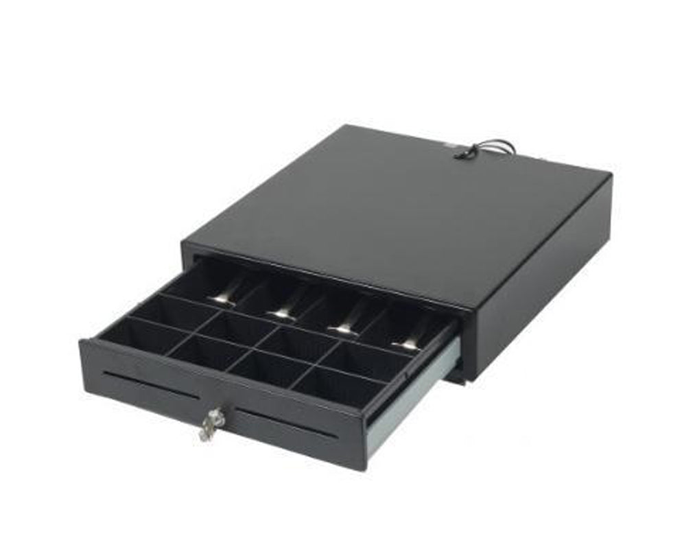 Cajero metálico para punto de venta - mediano