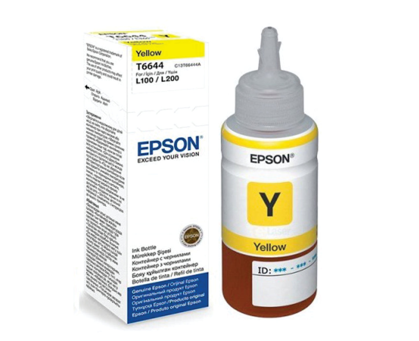 Botella de Tinta Epson a granel 70ml color amarillo