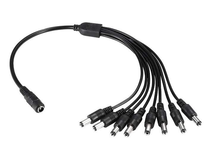 Cable splitter de poder NRG+ 1 a 8 ideal CCTV