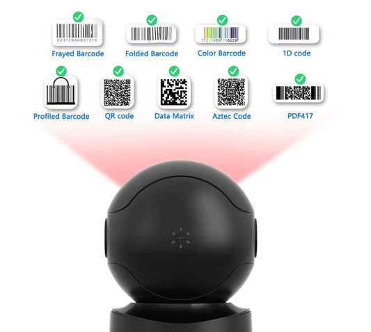 Lector de código de barras Netum 2D Omnidireccional desmontable