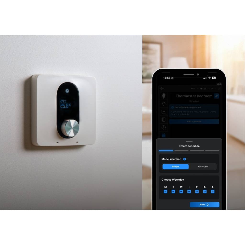 Termostato Inteligente Shelly para suelo radiante