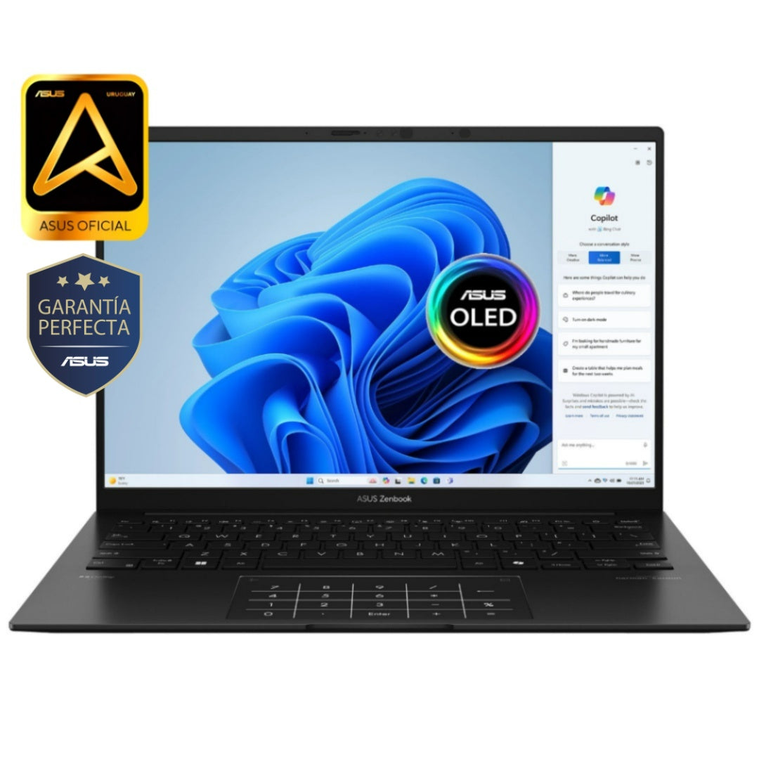 Notebook Asus Zenbook Ryzen 7 5.1Ghz, 16GB, 1TB SSD, 14" OLED