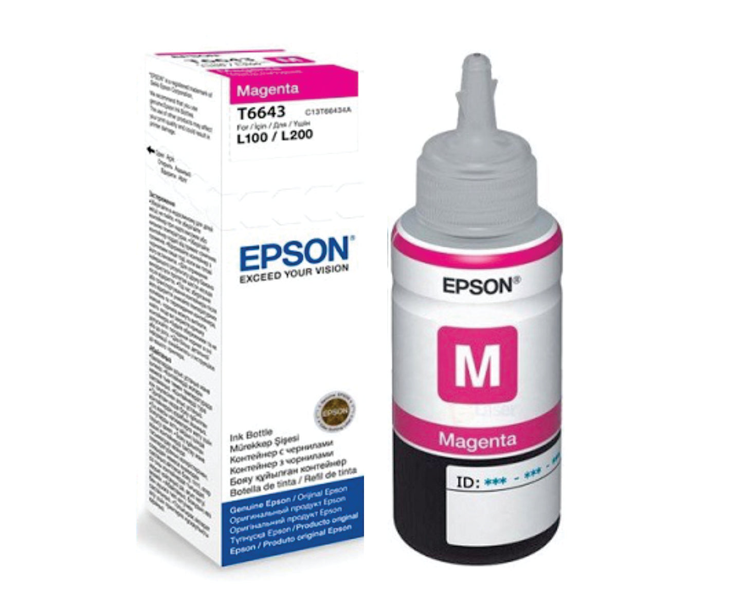 Botella de Tinta Epson a granel 70ml color magenta