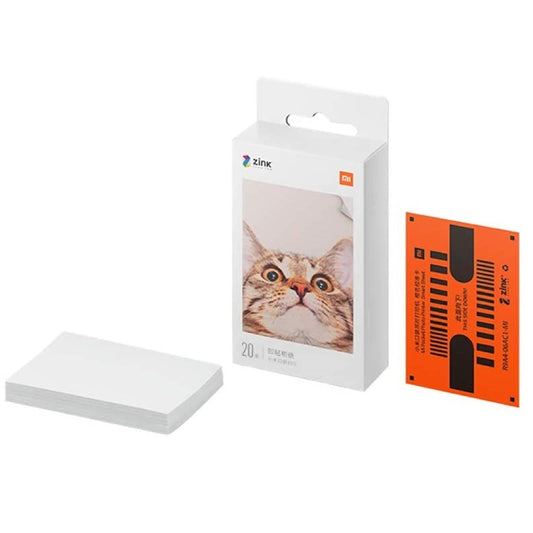 Papel Para Impresora de Fotos Portátil Xiaomi (20 hojas)