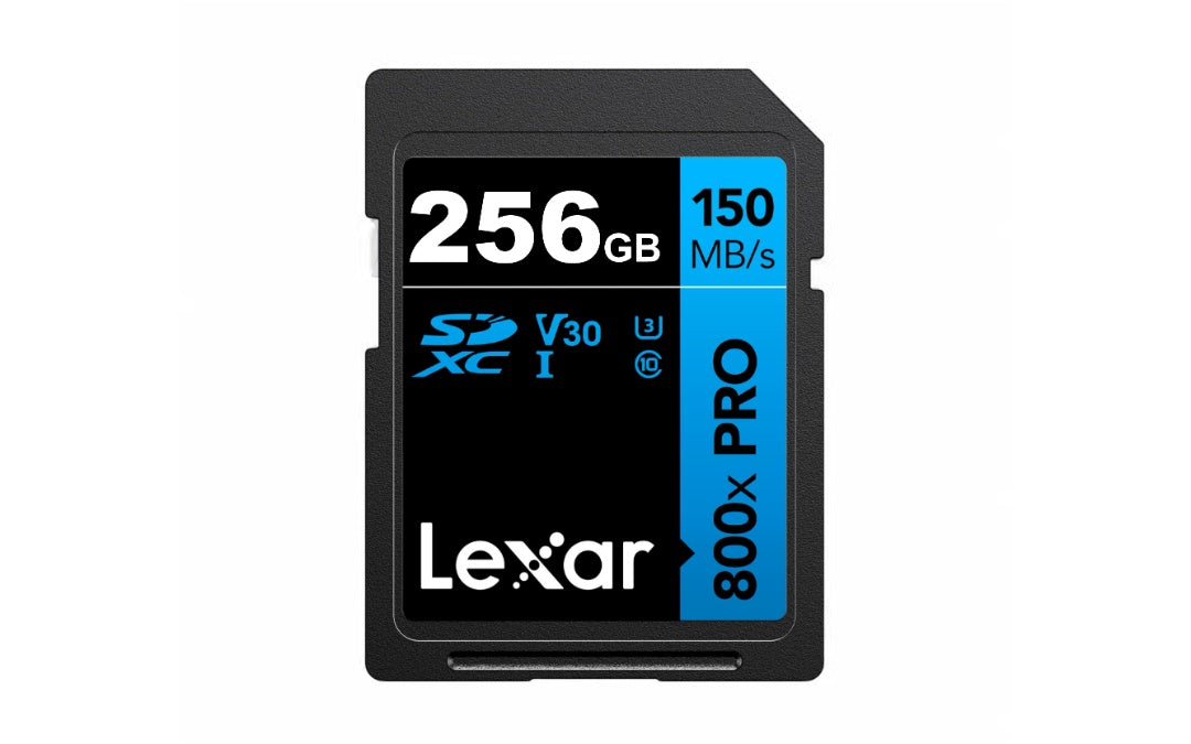 Memoria SDXC Lexar 800X Pro 256GB Blue Series