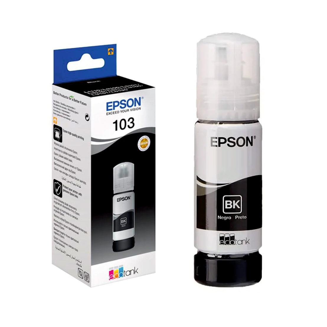 Botella Tinta Epson 103 EcoTank negro