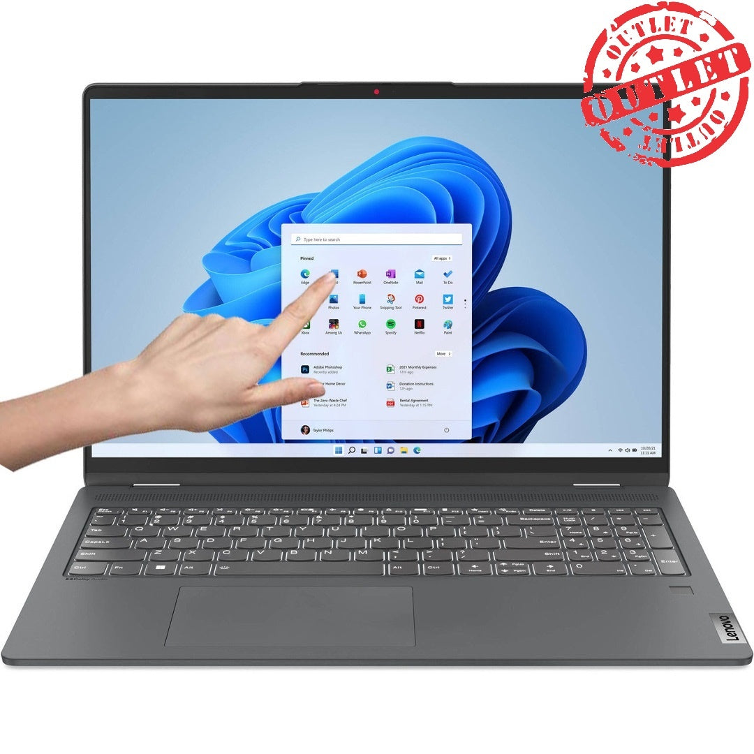 Notebook Convertible Lenovo Core i7 4.7Ghz, 8GB, 512GB SSD, 16" WUXGA Touch (con detalles)