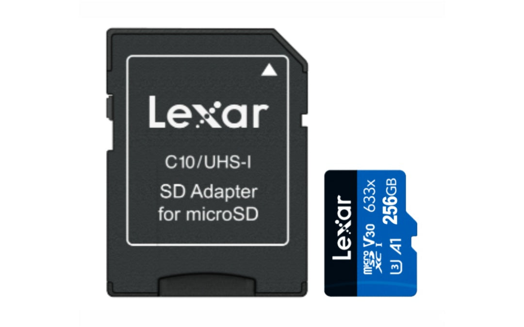 Memoria microSDXC Lexar 256GB 633x UHS-I Blue Series