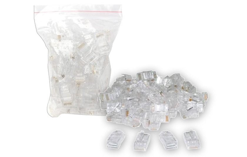 Conectores RJ-45 Cat5e X 100 uds.