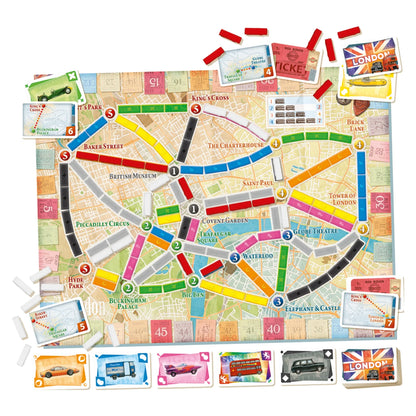 Juego de Mesa Asmodee Ticket To Ride Londres +8
