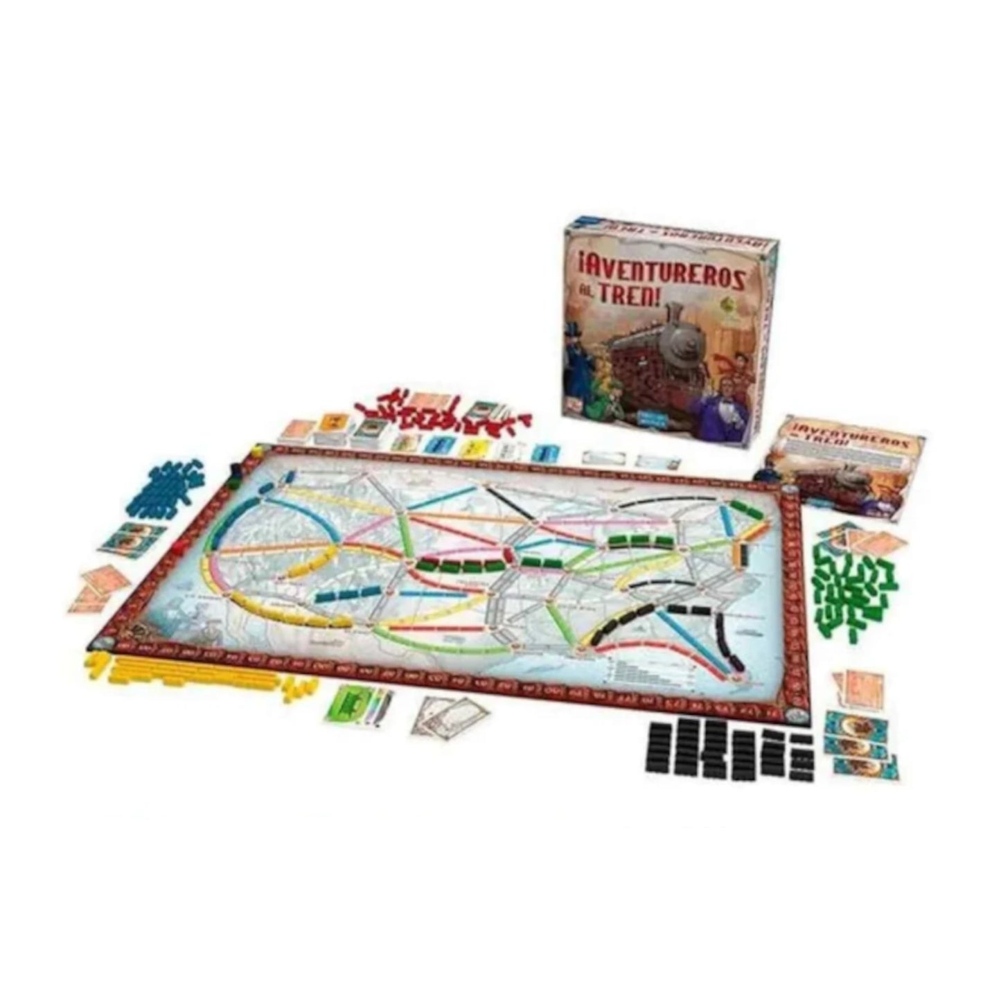 Juego de Mesa Asmodee Aventureros Al Tren Norte América +8