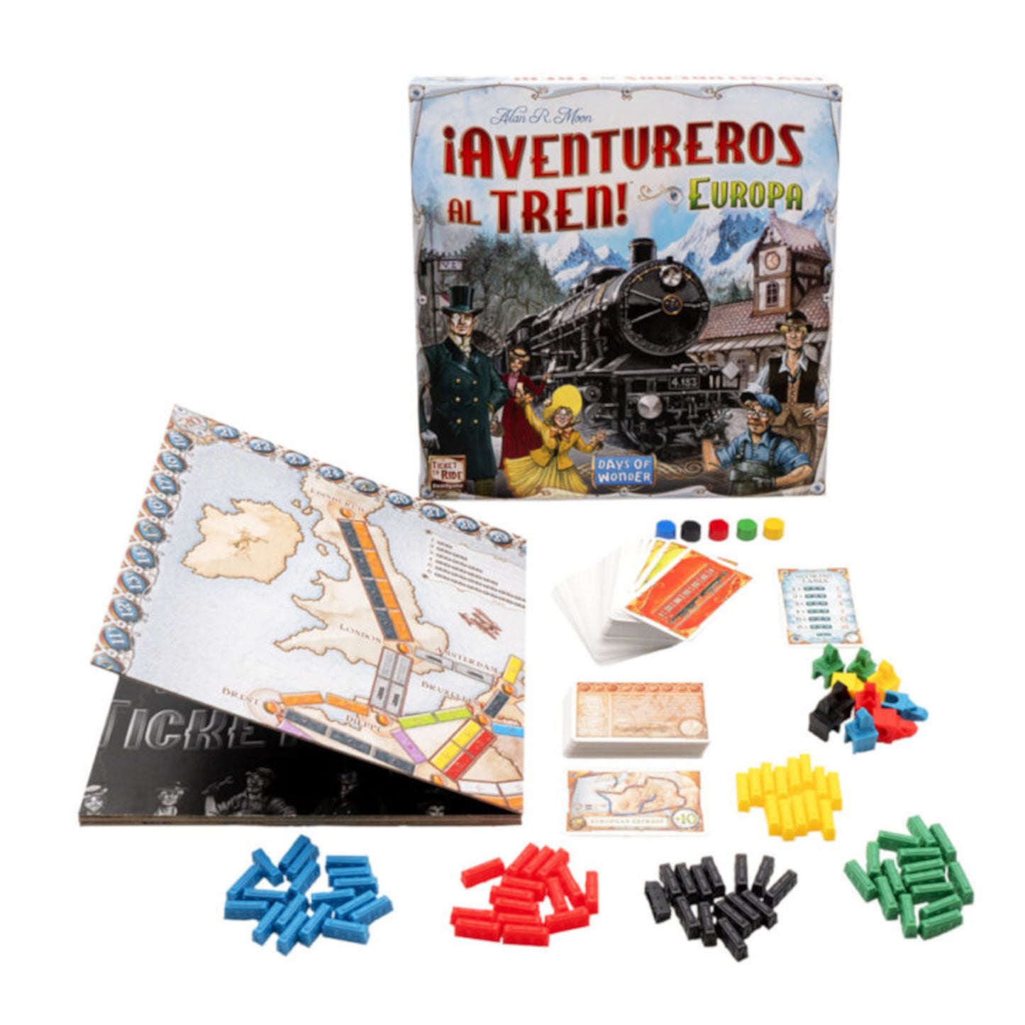 Juego de Mesa Asmodee Aventureros Al Tren Europa +8