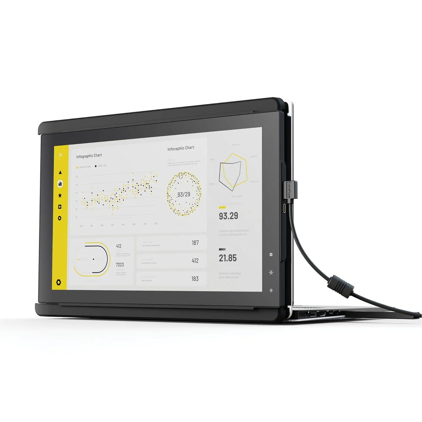 Monitor Portátil Mobile Pixels Trio Max 14'' FHD