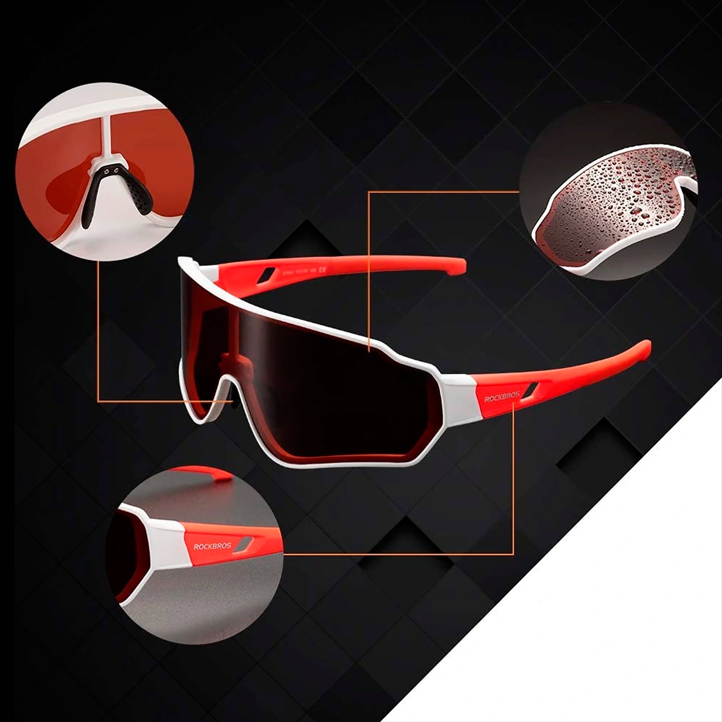 Lentes Deportivos Rockbros Polarizados Uv400