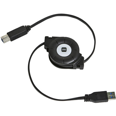 Cable de datos retráctil Usb B a Usb A