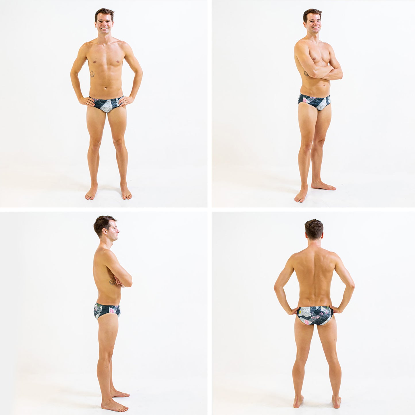 Slip Natación Hombre Finis Splice Brief 38