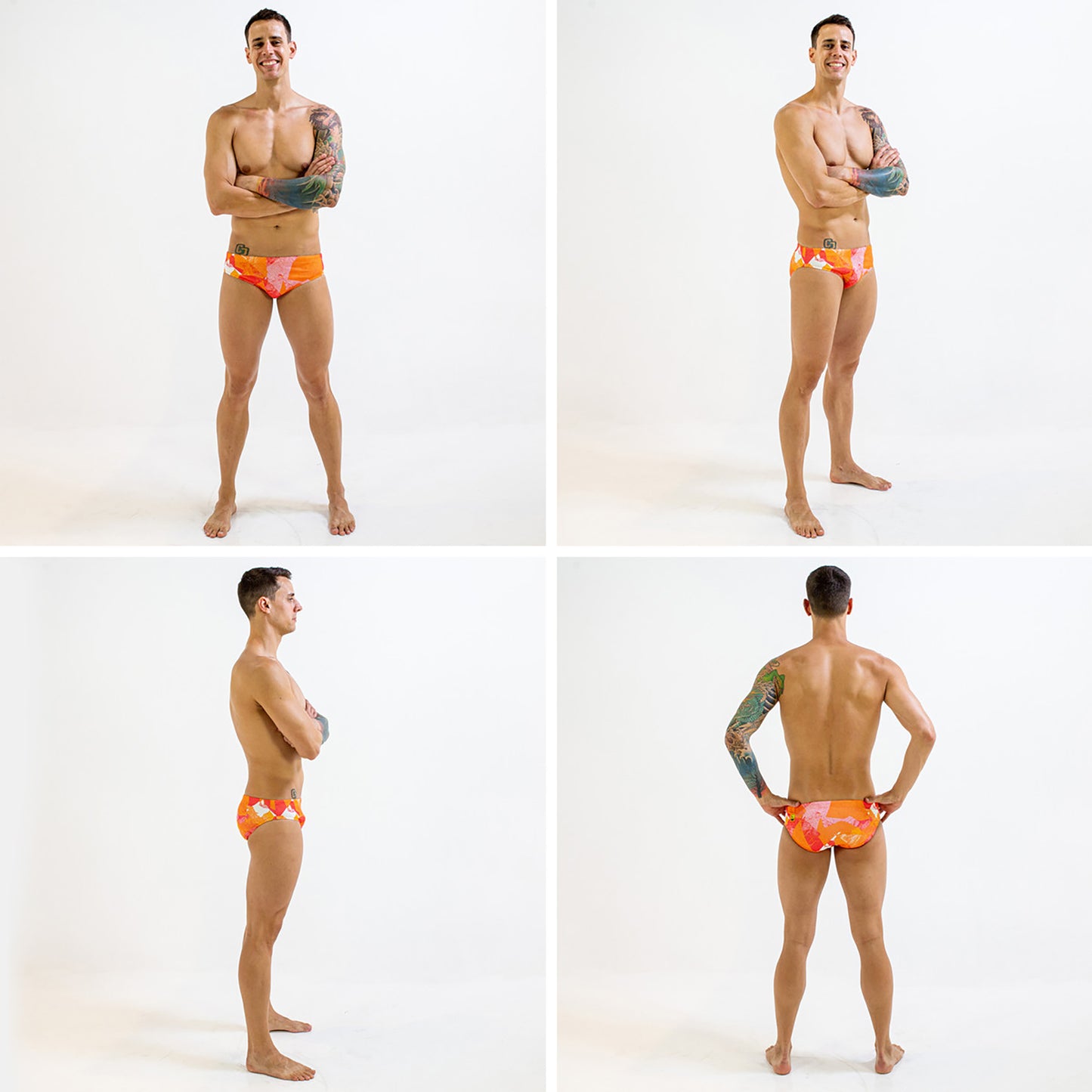 Slip Natación Hombre Finis Splice Brief 38