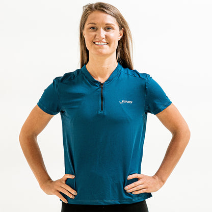 Remera Deportiva Mujer Finis Tech Polo Xs