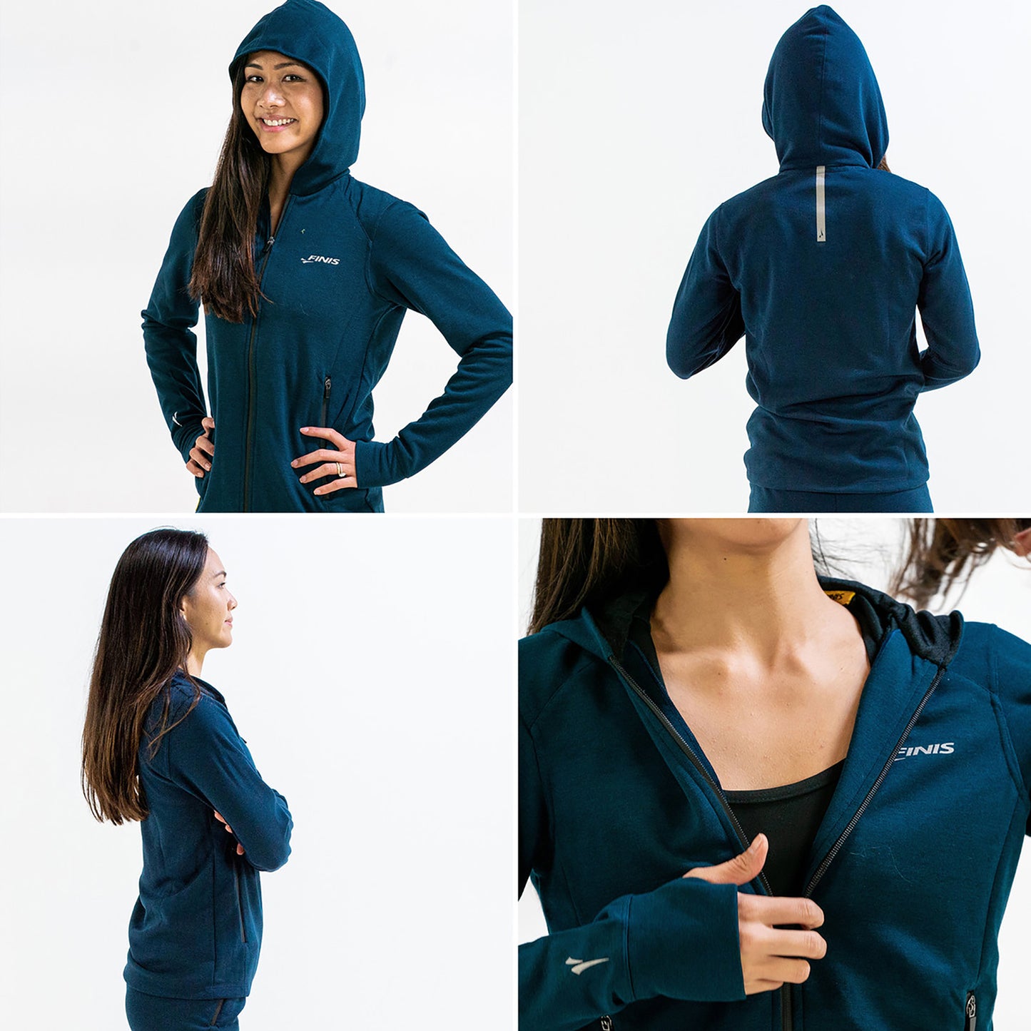 Campera Deportiva Mujer Finis Tech Jacket Xs