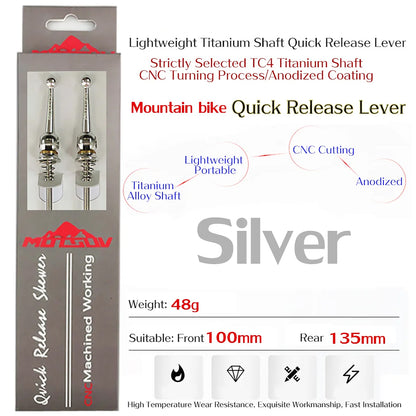 Palanca De Liberación Rápida Toopre 74mm 130mm