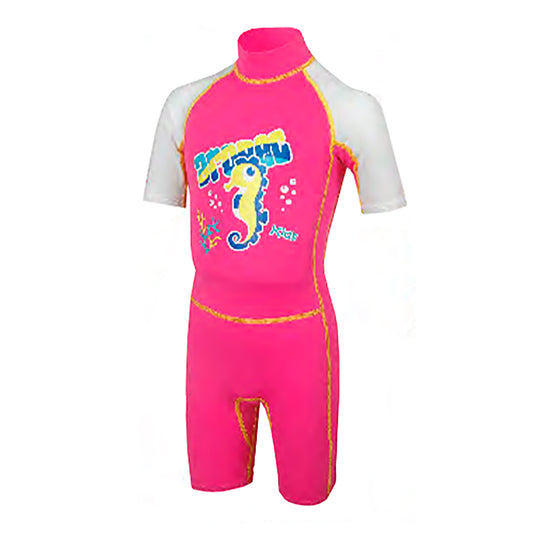 Traje Lycra Con Flotador Surf Aropec Niño 8 Rosa