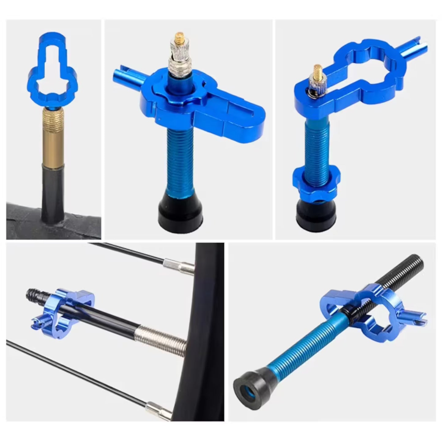 Kit De Inyección Para Liquido Sellante de Neumáticos Toopre