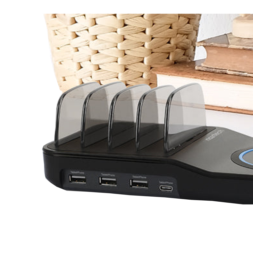 Hub de Carga Naztech Inalámbrico y Cableado