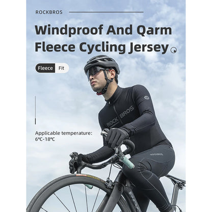 Campera Invierno Ciclismo Polar Rockbros 4XL