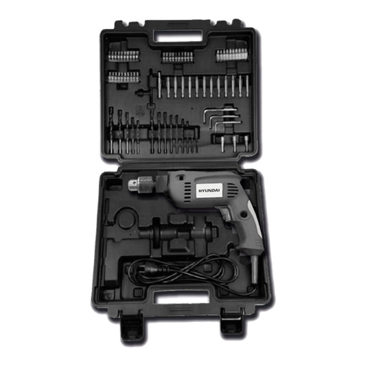 Kit Taladro Percutor Hyundai Hh0111 550W 2800RPM 72 Piezas