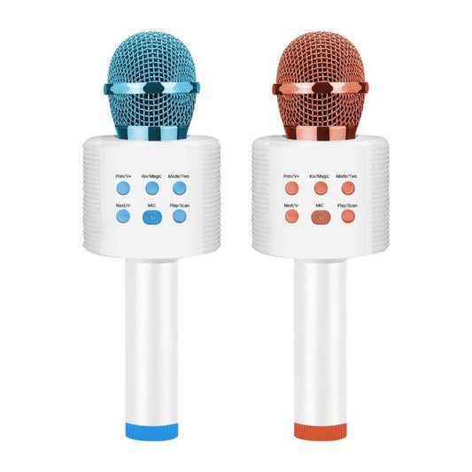 Micrófono Karaoke Inalámbrico V5 Colores Varios