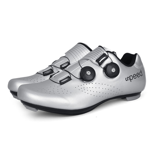 Zapatillas De Ciclismo Ruta / Mtb Talle 41 Plata