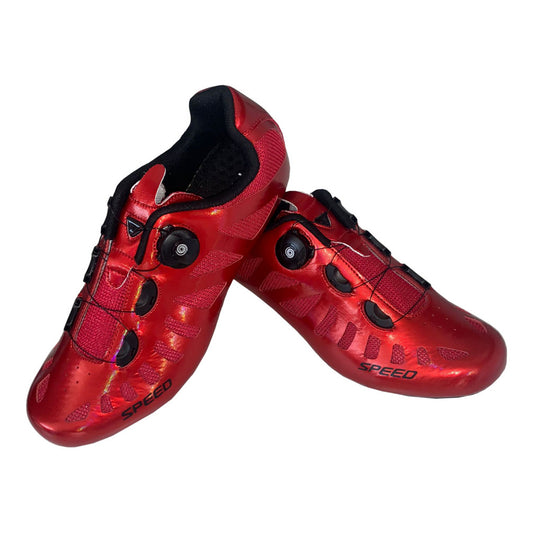 Zapatillas De Ciclismo Ruta / Mtb Talle 47 Rojo